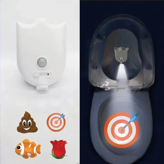 GlowAim™ Toilet Light – Find the target, even in the dark!