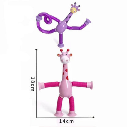 Giraffix™ – Stretchable Suction-Cup Giraffe – Imaginative Animal Toy