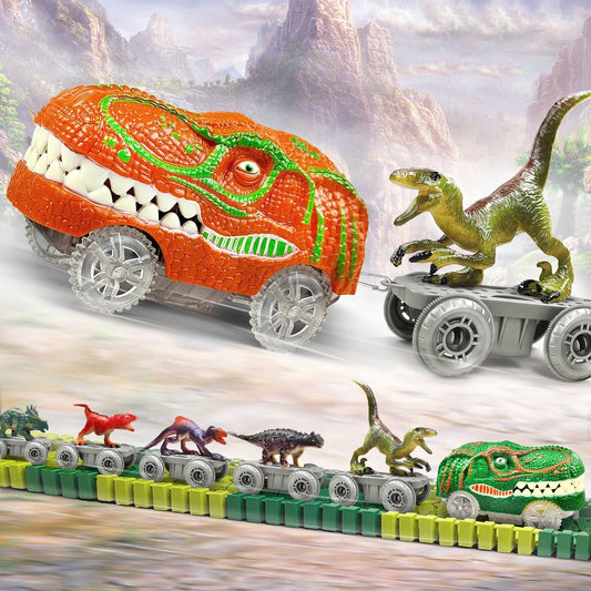 RexRacer™ – Dinosaur Racing Adventure Set – Exciting Track Play