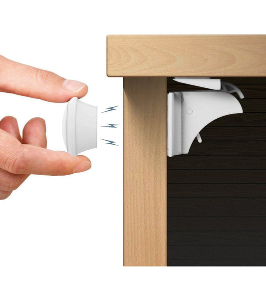 CabinetGuard™ – Invisible Magnetic Locks – Stylish Safety for Curious Explorers