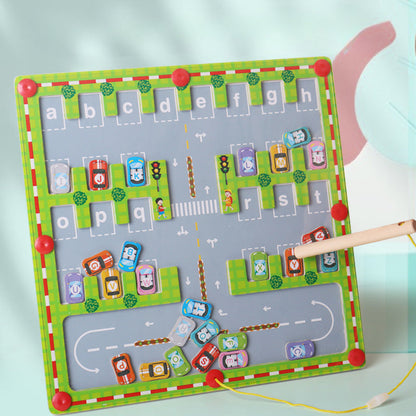 MazeMeadow™ – Wooden Magnetic Maze – Guided Puzzle Play