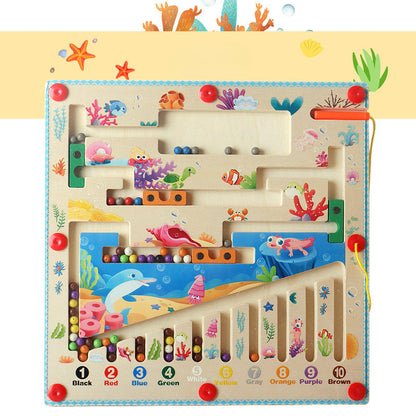 MazeMeadow™ – Wooden Magnetic Maze – Guided Puzzle Play