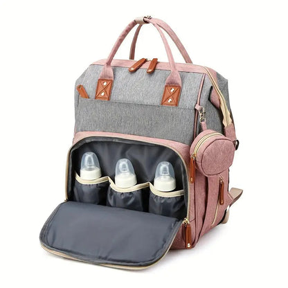 NappyNest™ – 2-in-1 Baby Backpack – Portable Changing Station