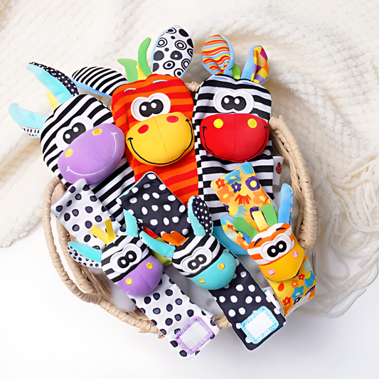 4Little™ - Hand and Foot Rattle Set