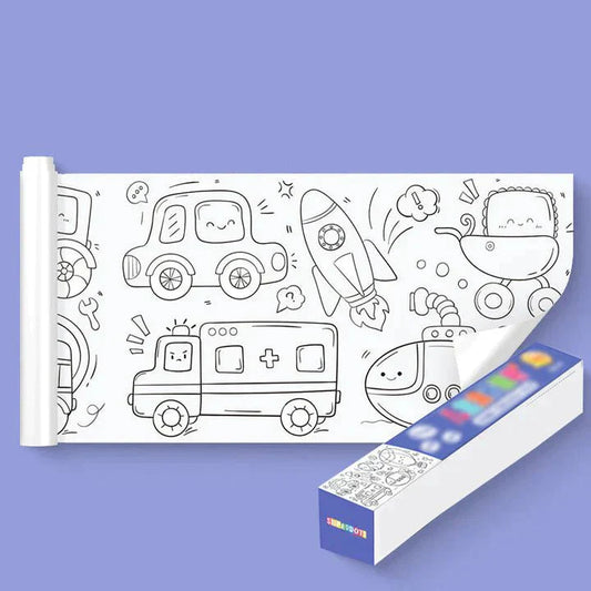 DrawDream™ – Giant Reusable Colouring Roll – Creative Art Activity