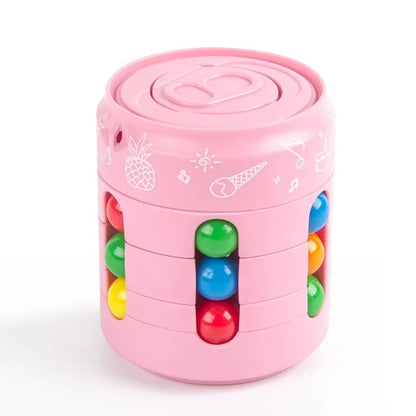SpinLogic™ – Rotating Puzzle Fidget Cube – Stress Relief Toy